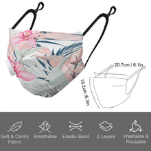 Cargar imagen en el visor de la galería, Mascarilla para Adultos Reutilizable con Válvula de Respiración JJ0521163 Personalizada Impresion Completa de Una Imagen con Foto Logo Patrón Texto