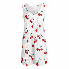 Cargar imagen en el visor de la galería, Vestido de dos piezas falsas con cuello en U sin mangas QQ Personalizado con Impresión Completa de una imagen con Foto Logo Patrón Texto