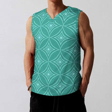Cargar imagen en el visor de la galería, Chaleco de Baloncesto / Camiseta sin Mangas para hombre RK Personalizado con Impresión Completa de una sola imagen con Foto Logo Patrón Texto