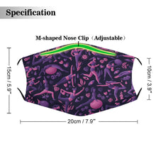 Cargar imagen en el visor de la galería, Mascarilla Higiénica Reutilizable Ajustable Lavable con Bolsilllo sin Filtro para Adultos Mujer Hombre JJ0521188 Personalizada Impresion Completa de 5 Imágenes Diferentes con Foto Logo Patrón Texto