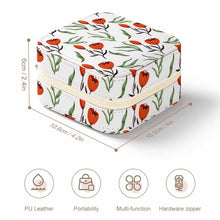 Cargar imagen en el visor de la galería, Joyero / Organizador de Joyas Pequeña para Anillos Tachuelas Collares Pulseras para Mujer JJ0531030 Personalizado con Impresión Completa de Una Imagen con Foto Texto Patrón