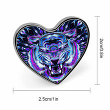 Cargar imagen en el visor de la galería, Insignia del corazón Broche Aleación de Aluminio para Decoración Adorno para Mujer Hombre SS1404005 Personalizada Impresion Completa de Una Imagen con Foto Logo Patrón Texto