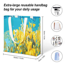 Cargar imagen en el visor de la galería, Bolsa de Lona Informal / Bolso Tote de Tela con Estampado Capacidad Grande para Mujeres Niñas Estudiantes para Compras Oficina XB0601052 Personalizada con Impresión Completa de Múltiples Imágenes con Foto Texto Patrón
