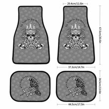Cargar imagen en el visor de la galería, Alfombrilla Universal de coche de cuatro piezas Personalizada con Foto Logo Patrón Texto (impresión completa de dos imágenes)