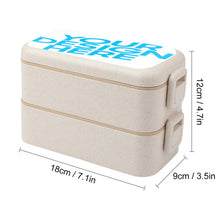 Cargar imagen en el visor de la galería, Caja de Almuerzo con Diseño Personalizado Personalizada de Tus Fotos o Nombres Online