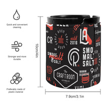 Cargar imagen en el visor de la galería, Cenicero de Cuero Estampado para Coche Oficina Hogar JJ0529014 Personalizado Impresion Completa de Una Imagen con Foto Logotipo Patrón Texto