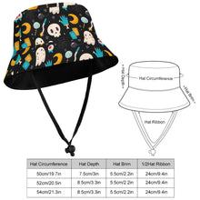 Cargar imagen en el visor de la galería, Sombrero de Cubo / Pescador Infantil con Correa Estampado para Sol Playa Verano al Aire Libre para Niños Niñas YT1205072 Personalizado Impresion Completa de Una Imagen con Foto Logo Patrón Texto