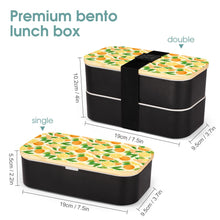Cargar imagen en el visor de la galería, Caja Bento PP con Dos Capas Correa Elástica / Caja de Almuerzo Plástica con Cubiertos para Niños Adultos Trabajo Escuela Comida JJ0522203 Personalizada con Impresión Completa con Foto Logo Patrón Texto