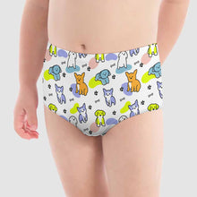 Cargar imagen en el visor de la galería, Braguitas Suaves para Niñas / Ropa Interior para Niños CA Personalizada con Impresión Completa de Una Imagen con Foto Logo Patrón Texto