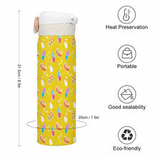 Cargar imagen en el visor de la galería, Taza Termo de Acero Inoxidable 350ml / Taza Térmica con Estampado para Agua Café para Mujer Hombre Niños Adultos JJ0520184 Personalizada Impresion Completa con Foto Logo Patrón Texto