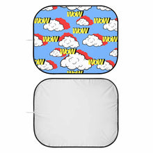 Cargar imagen en el visor de la galería, Parasoles Plegables Universales (un Par) para Parabrisas Delantero de Coche SUV Camiones QC1104037 Personalizados Impresion Completa de Una Imagen con Foto Logo Patrón Texto