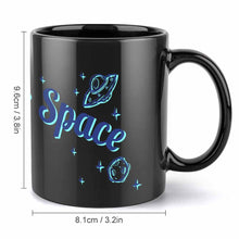 Cargar imagen en el visor de la galería, Taza de Cerámica Negra Para Café Té de Leche JJ0520119 Personalizada Impresion Completa con Foto Logo Patrón Texto