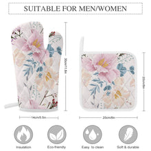 Cargar imagen en el visor de la galería, Guantes Aislantes y Agarraderas (Combo de Tres Piezas) con Diseño Personalizado Personalizada de Tus Fotos o Nombres