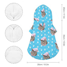 Cargar imagen en el visor de la galería, Sudadera con Estampado Completo de Mascotas para Perro Gato CW1502022 Personalizada de Una Imagen con Foto Logo Patrón Texto