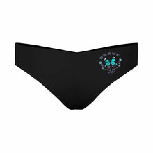 Cargar imagen en el visor de la galería, Braga / Braguita / Brasileña sin Rastro Cintura Baja para Mujer WH005 Personalizada con Impresión en Izquierda de Una Imagen con Foto Texto Patrón