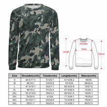 Cargar imagen en el visor de la galería, Sudadera sin capucha casual con estampado para hombre FS0816074 Personalizada con Impresión Completa de una imagen con Foto Logo Patrón Texto