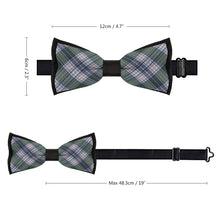 Cargar imagen en el visor de la galería, Corbata de Moño Satén Pajarita Ajustable para hombre mujer FS0805011 Personalizada con impresión completa con Foto Logo Patrón Texto