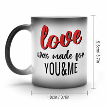 Cargar imagen en el visor de la galería, Taza de Cerámica Color Cambiado Imágenes Diferentes en Ambos Lados JJ0520156 Personalizada con Foto Logo Patrón Texto