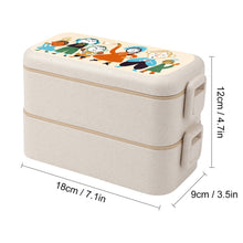 Cargar imagen en el visor de la galería, Caja de Almuerzo con Diseño Personalizado Personalizada de Tus Fotos o Nombres Online