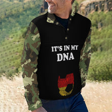 Cargar imagen en el visor de la galería, Sudadera Holgada con Botones Cuello Alzado Invierno para Hombre BAL Personalizada Impresion Completa de Múltiples Imágenes con Foto Logo Patrón Texto