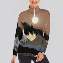 Cargar imagen en el visor de la galería, Top Deportivo con Cierre Manga Larga para Yoga Deporte Correr para Mujer SDS007 Personalizado con Impresión Completa de Múltiples Imágenes con Foto Logo Patrón Texto