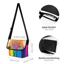 Cargar imagen en el visor de la galería, Bolsa de Bandolera de Grande Capacidad para Jóvenes Estudiantes Unisex XB0614004 Personalizada Impresión Completa de Múltiples Imágenes con Foto Logo Patrón Texto