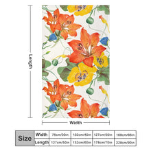 Cargar imagen en el visor de la galería, Manta / Cobija Suave 300g Franela Antibolitas para Niños Adultos Familia JJ0519693 Personalizada con Impresión Completa de Una Imagen con Foto Texto Patrón