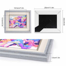 Cargar imagen en el visor de la galería, Marco de Fotos de Madera Versión Horizontal JJ0533002 Personalizado Impresion Completa de Una Imagen con Foto Logo Patrón Texto