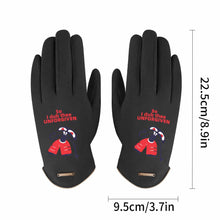 Cargar imagen en el visor de la galería, Guantes de Ante Forrado con Suave Felpa de Invierno para Mujer FS0805036 Personalizados de Una Imagen con Foto Logo Patrón Texto