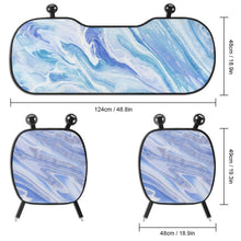 Cargar imagen en el visor de la galería, Juego de Cojines de Seda de Hielo para Coche QC1104029 Personalizado Impresión Completa de Dos Imágenes con Foto Logo Patrón Texto