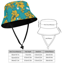 Cargar imagen en el visor de la galería, Sombrero de Cubo / Pescador Infantil con Correa Unisex para Sol Playa Verano al Aire Librepara Niños Niñas YT1205072 Personalizado Impresion Completa de Múltiples Imágenes con Foto Logo Patrón Texto
