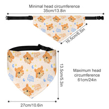 Cargar imagen en el visor de la galería, Bufanda Ajustable para Mascotas / Pañuelos para Perros Gatos CW1503006 Personalizada de Una Imagen con Foto Logo Patrón Texto