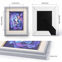 Cargar imagen en el visor de la galería, Marco de Fotos de Madera con Soporte Versión Vertical para Hogar Dormitirio Oficina JJ0533001 Personalizado Impresion Completa de Una Imagen con Foto Logo Patrón Texto