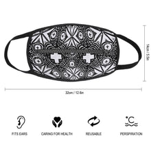 Cargar imagen en el visor de la galería, Mascarilla con Cremallera Reutilizable Ajustable Lavable para Adultos Mujer Hombre JJ0521165 Personalizada Impresion Completa de Una Imagen con Foto Logo Patrón Texto