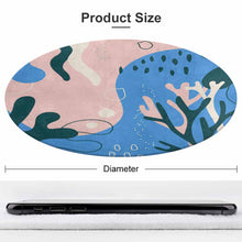 Cargar imagen en el visor de la galería, Alfombra / Felpudo Redondo de Terciopelo Coral para Hogar Oficina Dormitorio Personalizada con Foto Logo Patrón Texto (impresión completa de una imagen)