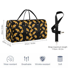 Cargar imagen en el visor de la galería, Bolsa de Viaje de Mano Impermeable Plegable de Gran Capacidad / Bolso Deportivo para Mujer Hombre XB0606010 Personalizada Impresion Completa de Una Imagen con Foto Logo Patrón Texto