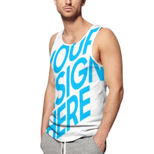 Cargar imagen en el visor de la galería, Tank Top Camiseta sin Manga para Hombre BK con Impresión Completa de una Imagen Personalizada con Foto Logo Patrón Texto
