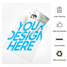 Cargar imagen en el visor de la galería, Bolsa de lona con estampado a una cara conveniente gran capacidad XB0601003 Personalizada con Foto Logo Patrón Texto