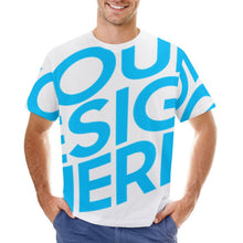 Cargar imagen en el visor de la galería, Camiseta de algodón manga corta para hombre con estampado completo FS0803137 Personalizada con Foto, Texto o Logo