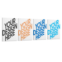 Cargar imagen en el visor de la galería, Cuadro Colgante 2:3 Vertical con Diseño Cuádruple de Múltiples Imágenes con Diseño Personalizado Personalizada de Tus Fotos o Nombres