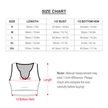 Cargar imagen en el visor de la galería, Sujetador deportivo para mujer, top corto de yoga, top push up YJ053 personalizado con patrón foto texto (impresión de imagen única)