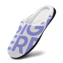 Cargar imagen en el visor de la galería, Pantuflas de Algodón para hombre FS0807018 Personalizadas con Impresión Completa con Foto Logo Patrón Texto