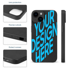 Cargar imagen en el visor de la galería, Funda de TPU para móvil iPhone 15 / 15 Plus / 15 Pro / 15 Pro Max personalizado con patrón foto texto