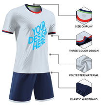 Cargar imagen en el visor de la galería, JG6319 Uniforme de Fútbol para Adultos con Diseño Personalizado Personalizada de Tus Nombres o Fotos