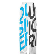Cargar imagen en el visor de la galería, Pantalón de pijama recto para niño unisex D31P personalizado con patrón foto texto (impresión de imágenes múltiples)