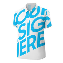 Cargar imagen en el visor de la galería, Polos deportivos / Camiseta de manga corta de hombre A479 Personalizados con Impresión Completa de una imagen con Foto Logo Patrón Texto