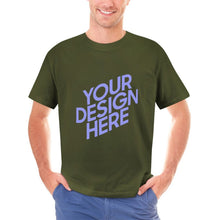 Cargar imagen en el visor de la galería, Camiseta 100% Algodón Manga Corta Casual Clásica para hombre FS0803015 con Impresión Delantera de Una Imagen con Foto Logo Patrón Texto