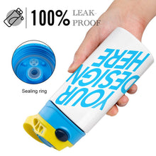 Cargar imagen en el visor de la galería, Taza termo infantil emergente bomba con asa pajita 304 acero inoxidable JJ0520155 Personalizada con Foto Logo Patrón Texto