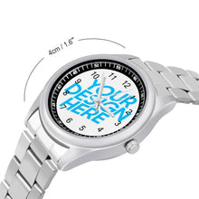 Cargar imagen en el visor de la galería, Reloj de Banda de Acero con Diseño Personalizado de Tus Fotos o Textos