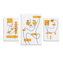 Cargar imagen en el visor de la galería, Póster Cuadro Imagen Lienzo Pintura Colgante de 3 Paneles en Combinación Vertical / Cuadro de Lienzo con Pintura de 3 paneles / Cuadros de Pared de 3 partes GY0903234 Personalizado Personalizada con Foto, Texto o Logo